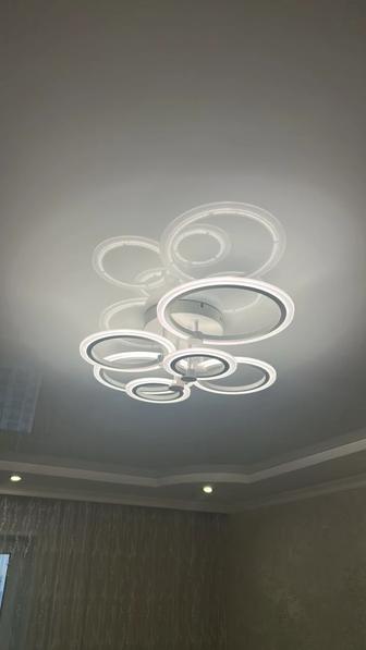 Установка люстры ,розетки