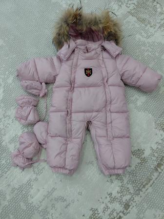 Продам зимний комбинезон для новорожденных и до 3 месяцев