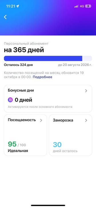Продам 1Fit абонемент