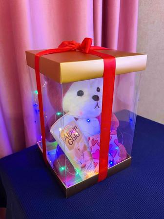 Подарок на 14 февраля 8 марта сладкий набор киндер подарки девушке