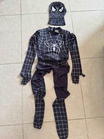 Костюм для аниматора, человек паук, черный, 165-170 см