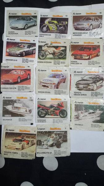 Продам вкладыши от жвачек 90 х