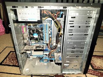 Офисный/школьный компьютер. Полная сборка, монитор, клавиатура и мышь.