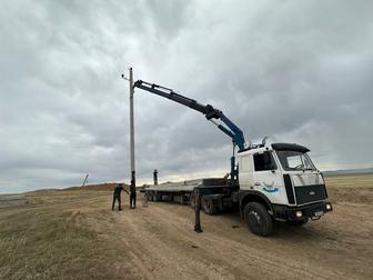 Услуги длинномера с манипулятором 13 м