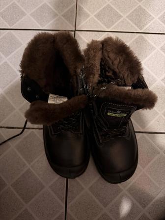 Зимние кожаные ботинки, теплые, 42 размер