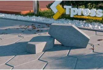 Укладка брусчатки