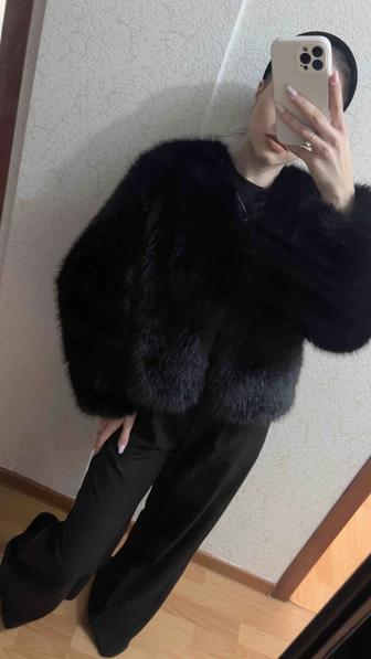 Шуба искусственная полушубок