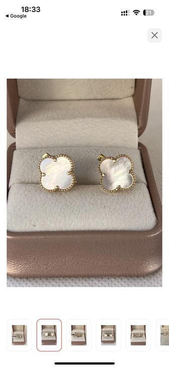 Van Cleef серьги новые