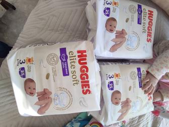 Подгузники-трусики Huggies elite soft