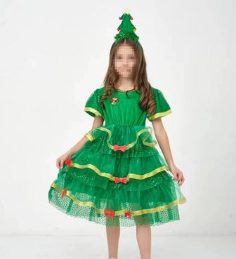 Новогоднее платье для девочки елка