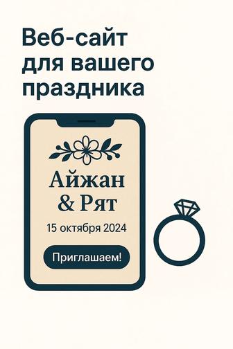 Сайты для мероприятий и свадеб