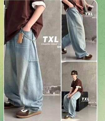 Джинсовые штаны стильные, модные от 12до 20лет.