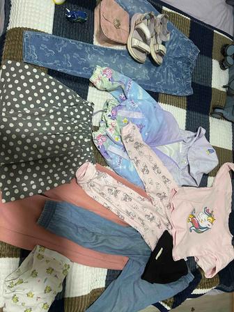 Пакет детских вещей для девочки 5 лет