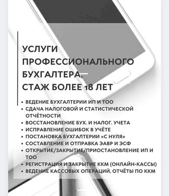 Бухгалтер/Бухгалтерские услуги