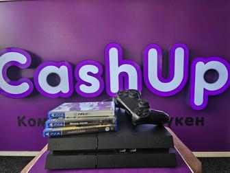 Sony PlayStation 4 500 гб.
 2 джойстика 3 диска