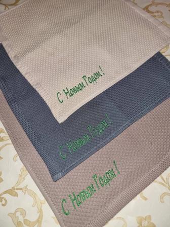 Вафельные полотенца с вышивкой