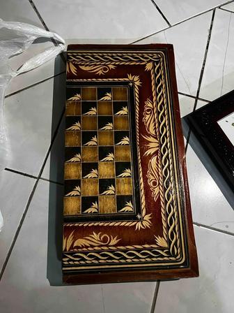 Большой шахмат деревянные