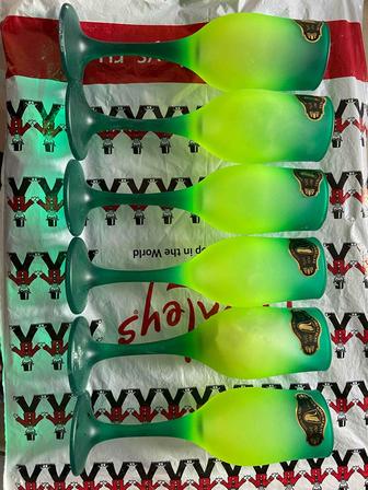 Продаются фужеры высокие из стекла , производство г.Гусь хрустальный,Россия