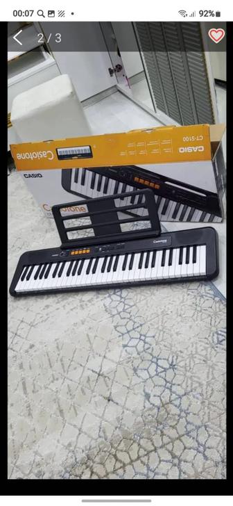 Синтезатор CASIO CT-S100C7 черный