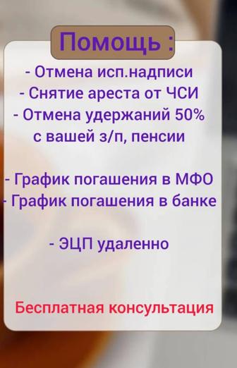 График МФО. Работа через медиатором для ускорения графиков. Снятие Арестов