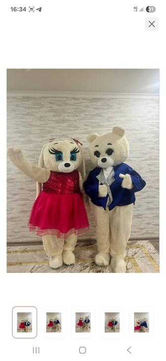 Аниматор Мишка и Зайка