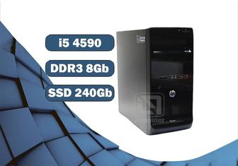 i5 4590/ 8Gb SSD HD Graphics 4600 HP Компьютер офисный на SSD