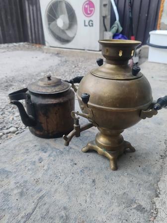 Продам самовар латунный
