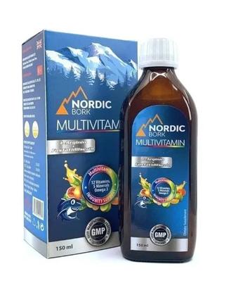 Мультивитаминный комплекс для детей Nordic Bork Multivitamin (150 мл)