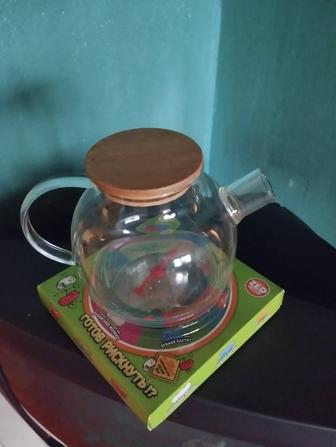 Чайник заварочный стеклянный