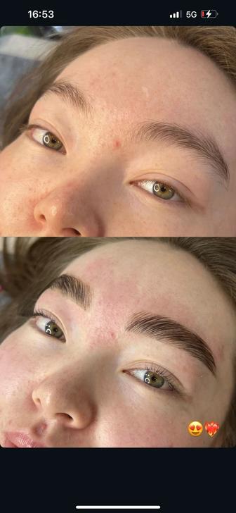 Ламинирование ресниц и бровей