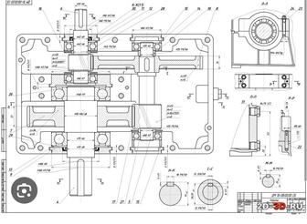 Чертежи, оцифровка чертежей в AutoCad, цена договорная