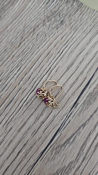 Серьги советские 583 проба