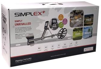 Металлоискатель Simplex с наушниками и пинпоинтером