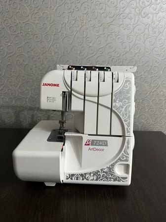 Оверлок Janome 724D ArtDecor почти новый
