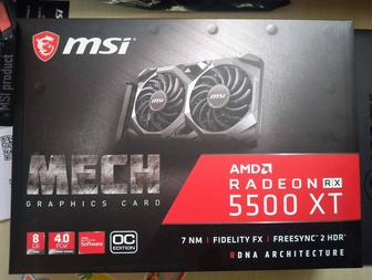 Продам Видеокарту Radeon RX 5500xt msi mech 8 gb