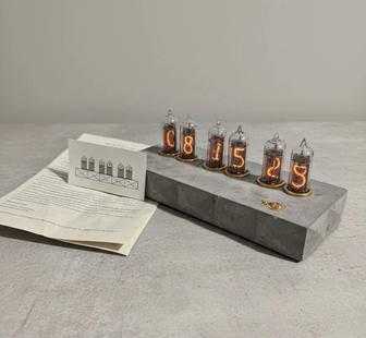 ламповые часы - ручная работа - past indicator