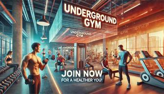 Золотая карта в фитнес клуб underground gym (10 месяцев)