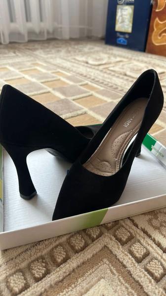 Обувь Черные удобные туфли