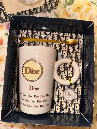 Кружка с ложкой Dior