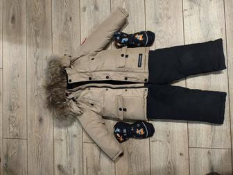 Куртка детская зимняя, полукомбинезон