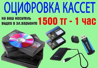 оцифровка видео кассет