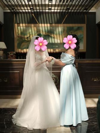 Продам очень красивое нежное свадебное платье в европейском стиле