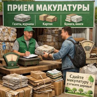 Прием макулатуры бумага