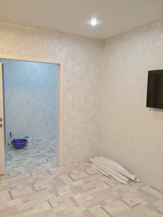 Услуги по поклейке обоев побелка уборка квартир