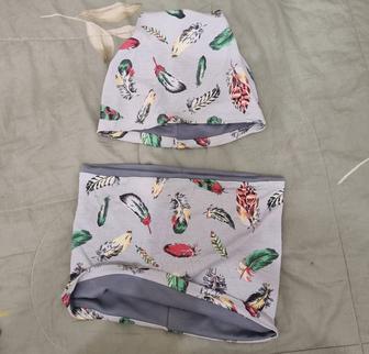 Продам шарф снуд и шапочку для девочки