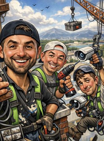 Монтаж и установка Видео наблюдения и Охранно пожарных систем