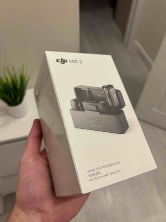 Новые DJI Mic 2 в упаковке Петличные микрофоны