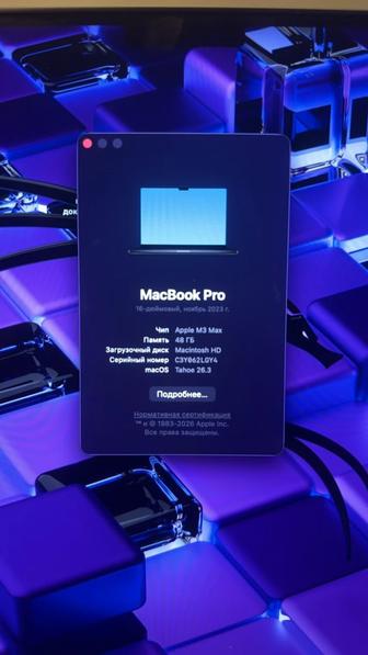 MacBook Pro 16 M3MAX Pro 48гб Space gray