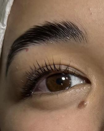 Ламинирование ресниц и бровей