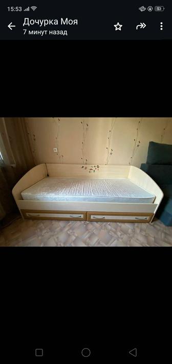 Продам подростковую кровать б/у 200/80 без матраса. В хорошем состоянии.
